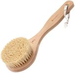 Hydrea London Dry Body Brush – Premium Exfoliating Dry Skin Brush Cactus Bristle, Vegan Dry Brush Cellulite Remover, Exfoliating Body Scrubber for Lymphatic Drainage, FSC® Certified Beechwood