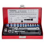 Taparia S1/4H 1/4-Inch Square Drive Socket Set