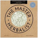 The Master Herbalist Fragrant Fresh Linen Scented Drawer Liners in a SAGE Green | William Morris Design| Pack of 5 Sheets (Folded) | Contains Essential Oils | Made in The UK