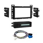 METRA 95-3303B Double DIN Dash Kit for Chevrolet and Pontiac, Black