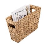 15x5 Magazine Storage Basket STO-02883 storage baskets, woven storage baskets, decorative storage baskets, small storage baskets, storage basket with handle, desk storage baskets