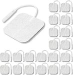 Syrtenty TENS Unit Pads 2x2 20pcs Reusable Replacement Electrode Patches for Electrotherapy