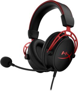 HyperX Cloud Alpha Gaming Headset – Red Stereo Over-Ear