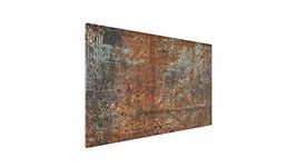 Magnetic Boards MetalBoard Rust Corrosion 90x60cm a Magnetic Metal Poster with an Imprint for All Types of Magnets, Wall Mounted Durable 3D Printed + a Set of Accessories Included