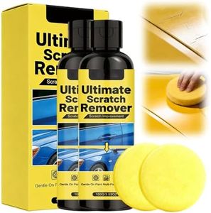 Tibet Almond Stick Scratch Remover, Nano Scratch Remover for Cars, Ultimate Scratch Remover, Eliminate Car Scratches in 60 Seconds, Car Cloth Scratches Remover, All Paint Colors Polishing Kit (2PCS)