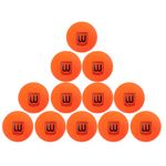 Winnwell Street Hockey Ball 65Mm 50G Medium Orange 12-Pack (W/PVC Bag)