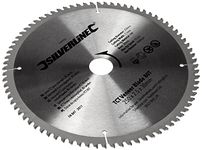 Silverline 244964 TCT Veneer Blade 80T 250 x 30 - 25, 20, 16 mm Rings