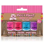 Piggy Paint Nail Polish - 4 Bottle Box - Non-toxic