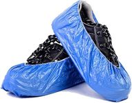 Shoe Covers 100Pcs(50 Pairs) Non-Slip High Quality Water proof & Tear-Resistant Disposable Multipurpose Covers – Ideal for Construction, Indoor & Outdoor uses, One Size Fit All