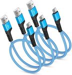 Short Android Charger Cable for Google Pixel 9 8a 8 7 6 Pro 7a 6a 5 5a 4a XL,3Pack USB Type C Cable 3ft Fast Charging Cord for Samsung Galaxy Z Fold 6 5 S24 S23 S22 A15 A14 A13 A55 A53 S21 S20 Note20