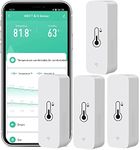 4-Pack WiFi Temperature Humidity Se