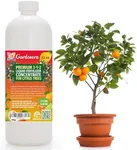 Premium Liquid Citrus Tree Plant Fertilizer - 3-1-2 Concentrate for Indoor Plants and Flowers by Gardenera | Organic Plant Food for Citrus Trees - 32oz