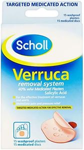 SCHOLL VERRUCA REMOVAL PLASTERS