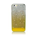 Bling My Thing Metallic Gold Case in Cascade Design with 534 Swarovski Elements for iPhone 6 4.7-Inch - Retail Packaging - Metallic Gold/Brilliant Gold