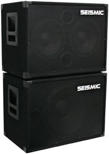 Seismic Audio - 1x15 & 2x10 BASS Guitar Speaker Cabinet Combo PRO Audio