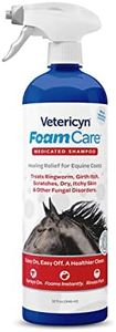 Vetericyn FoamCare Medicated Horse Shampoo | Sprayable Equine Shampoo with Ketoconazole for Healing Relief from Itchy Skin, Fungal Issues, Ring Worm, and More. 32 fl oz.