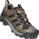KEEN Utility Men’s CSA Lansing Low Steel Toe Work Shoes Construction Shoe, Black Olive/Burnt Henna, 11 D (Medium) US