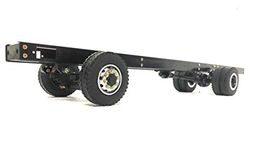 Indian Scale Art 6 Wheel Bus Chassis, Static Model For Adult Scale 1:18, Black