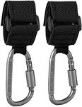 Longomat Baby Stroller Hook, Clip or Hang a Diaper Bag to Your Pram or Buggy, 2 Pieces