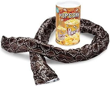 FunFamz The Original Snake in a Potato Chip Can Prank-Funny Trick Gag Gift Toy & Scary Shock Practical Joke for Kids Popcorn Nuts Snake Can