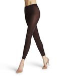 FALKE Women's Cotton Touch W LE Opaque Plain 1 Pair Leggings, Brown (Cigar 5229) new - eco-friendly, M