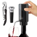 AIKARO - Electric Wine Aerator Pourer Rechargeable Automatic Decanter, with Corkscrew and Vacuum Stopper (Set)
