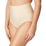 Maidenform Women's Brief Tame Your Tummy Lace Panties, Nude Transparent, M