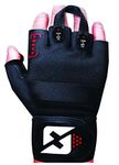 Weightlifting Gloves with Integrated Wrist Wrap Support-Double Stitching for Extra Durability-Get Ripped with The Best Body Building Fitness Crossfit and Exercise Accessories (XXL, Black)