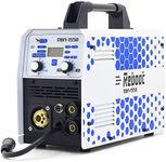 MIG Welder Flux Core IGBT Reboot RBM1550 Gas/Gasless Stick Mig TIG 5 in 1 Welding Machine 110/220V 155 Amp Spool Gun Available for Aluminum Welding Automatic Feed Inverter for Beginning Welder