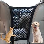 24x7 eMall Dog Car Net Barrier Pet Barrier with Auto Safety Mesh Organizer | Baby Stretchable Storage Bag Universal for Cars, SUVs -Easy Install, Car Divider for Driving Safely with Children & Pets