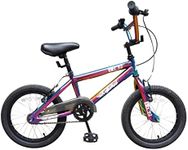 XN Beast 16" Kids Freestyle BMX Bike - Neo Chrome Jet Fuel