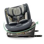 My Babiie i-Size 360° Spin Baby Car Seat – Top Tether, ISOFIX, Birth to 12yrs (40-150cm), R129, ERF, Group 0+/1/2/3, Rotating 360 Swivel, MBCSSPINTT - Slate Blue