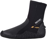 SEAC Basic HD, 5 mm neoprene diving boots with side zip and semi-rigid sole