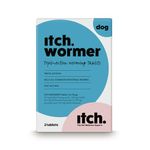 Itch | Worming Tablets for Dogs | 2 Pack | Treats Roundworms, Tapeworms, Hookworms and Whipworms | Kills Worm Larvae (packaging may vary)