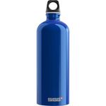 SIGG - Aluminium Water Bottle - Traveller Blue - Climate Neutral Certified - Suitable For Carbonated Beverages - Leakproof - Lightweight - BPA Free - Blue - 1 L