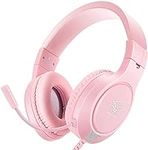 Pink Gaming Headset for Nintendo Sw