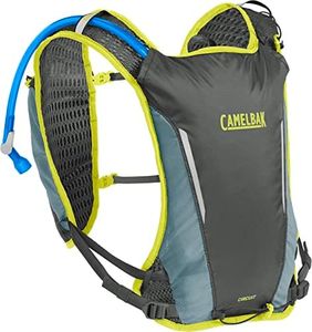 CamelBak Women's Circuit Run Vest 50oz Hydration Bladder, Graphite/Limeade