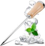 Stainless Steel Ice Pick - Wooden I