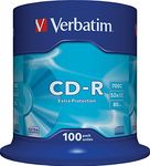 Verbatim 43411 700MB 52x Extra Protection CD-R - 100 Pack Spindle