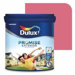 Dulux Promise Exterior Emulsion Paint (1L, Strawberry Crush) | Ideal for Exterior Walls | Smooth Finish | Anti-Peel & Anti-Crack | Long-Lasting Colors