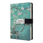 Starry Diary with Lock, A5 PU Leath