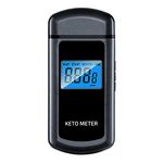 Ketone Breath Meter Professional Ketosis Breath Analyzer Portable Keto Breathalyzer with 10 Replaceable Mouthpieces