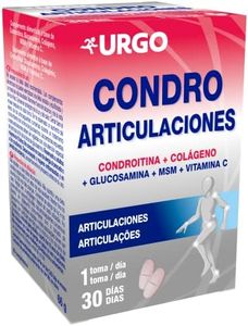 Urgo - Condro articulaciones - Fórmula Completa para Articulaciones Saludables - Mantenimiento de huesos y cartílagos saludables - Frasco con 60 comprimidos (1 mes de tratamiento)