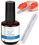 LOUINSTIC Gel Polish Remover: Gel Nail Remover 3-5 Minutes Easy & Quick, Gel Remover for Nails Remove Gel Polish 0.5 oz