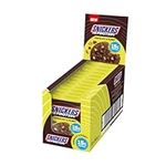 Snickers Chocolate Peanut Protein Cookie (12 x 60g), High Protein Energy Snack, 15g Protein, Vegetarian