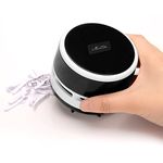 Portable Tabletop Handheld Vacuum Cleaner Home Kitchen Mini Crumbs Vacuum Car Office Computer Desk Dust Remover Clearner (Black)