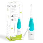 bblüv Sönik - Ultrasonic Baby Toothbrush for Infants and Toddlers - Kids Electric Toothbrush with Smart Timer and LED Light - Ages 0-36 Months - Includes 2 Brush Heads and AAA Battery