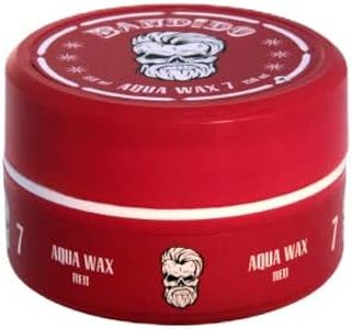 Bandido Aqua Hair Wax No.7 Rojo 150ml | Gel para el cabello | Cera en gel | Cera para el cabello con aroma afrutado y fijación fuerte.