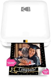 Kodak Step Slim Instant Mobile Photo Printer – Wirelessly Print 2x3” Photos on Zink Paper with iOS & Android Devices
