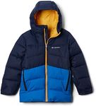 Columbia Youth Boys Arctic Blast Jacket, Collegiate Navy/Bright Indigo, Large
